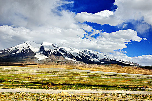 塔县,帕米尔高原,新疆,雪山