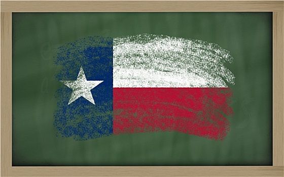 旗帜,美国,德克萨斯,黑板,涂绘,粉笔