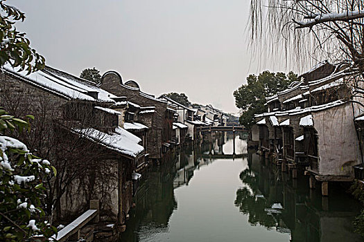 乌镇雪景