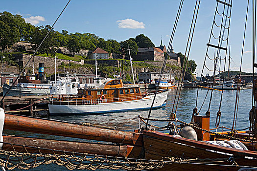 船,奥斯陆,东方,挪威