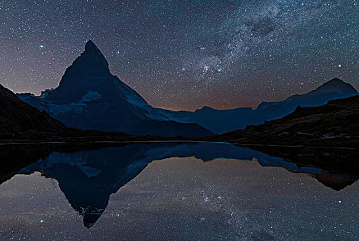 馬塔角,星空,策馬特峰,瑞士