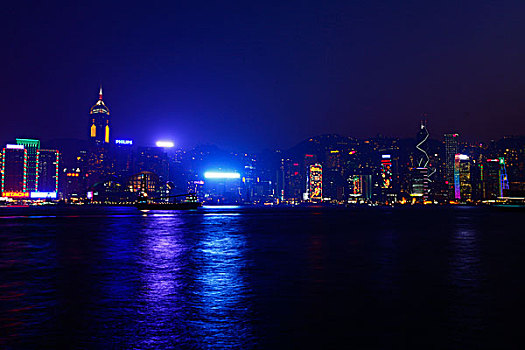 香港,商场,大厦,大楼,街道,夜景,维多利亚港,海,河,江,帆船,全景,国际金融中心二期,中银大厦