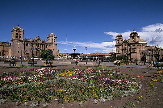秘鲁,库斯科市,大广场,大教堂,耶稣,教堂