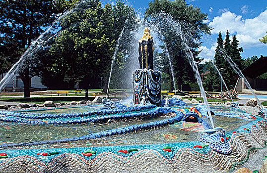摩西,喷泉,施蒂里亚,奥地利,欧洲