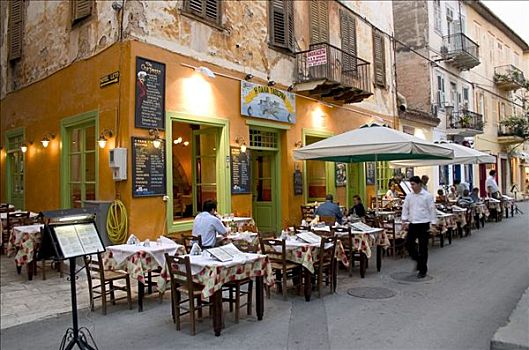 餐馆,伯罗奔尼撒半岛,希腊