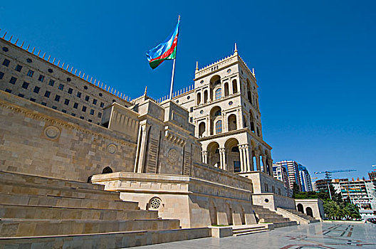 房子,政府,巴库,阿塞拜疆