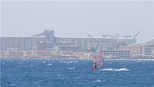 城市,海浪