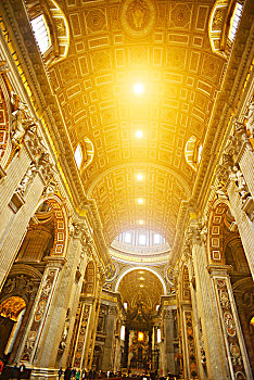 梵蒂冈城国的圣彼得大教堂