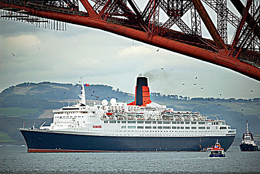 苏格兰,城市,爱丁堡,南,伊莉莎白女王,河,告别,旅游,九月,2007年
