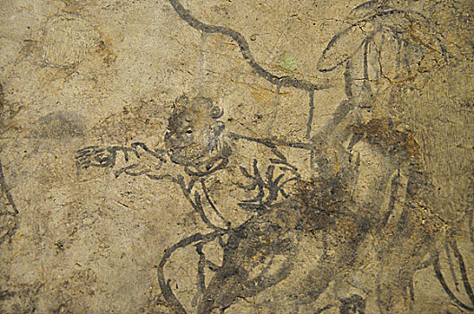 南越王墓墓室壁画图片