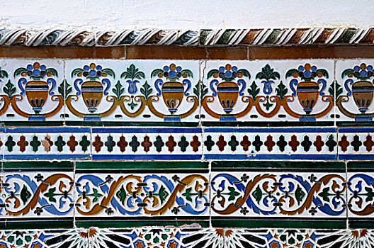 瓷砖,隆达,马拉加省,安达卢西亚,西班牙,欧洲