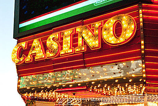 赌场,标识,拉斯维加斯,美国