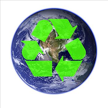 绿色,再循环,箭头,星球,象征,材质,水,准备,圆形,经济,再生能源,替代能源,风能,能量,西半球