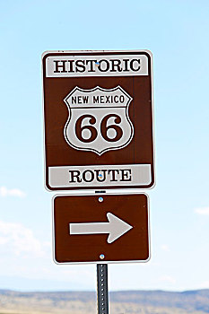 历史,66号公路,阿布奎基,新墨西哥,美国,北美