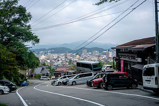 日本城镇街道风景