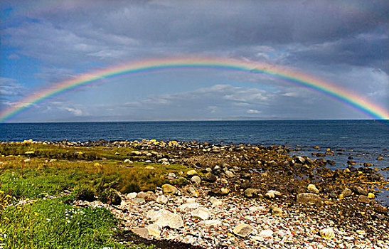 彩虹,岛屿,苏格兰