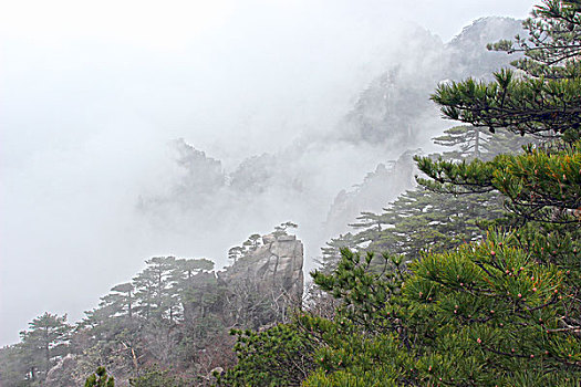 黄山,奇石,云海,壮观,名胜,风景,0243