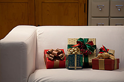圣诞礼盒,沙发