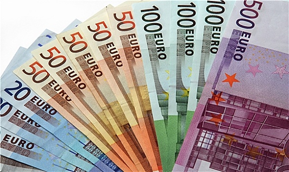 轻佻,欧元,钞票