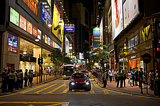 街景,铜锣湾,香港