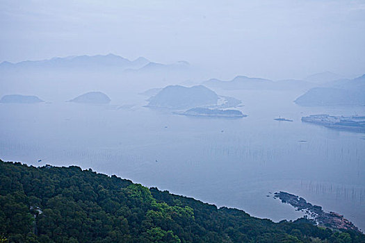 福建,霞浦,滩涂,海洋,海岛,云雾,云海,梦幻,海市蜃楼,朦胧