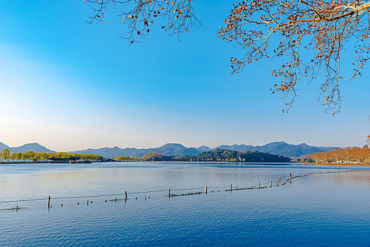 杭州西湖秋景