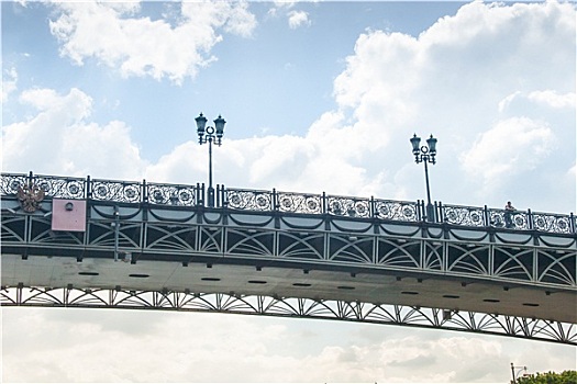 桥,上方,莫斯科河