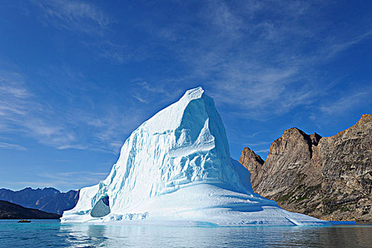 冰山,山峦,格陵兰