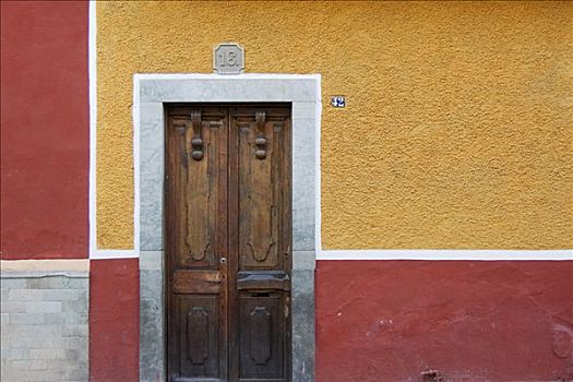 门,历史,城镇,瓜纳华托,世界遗产,省,墨西哥