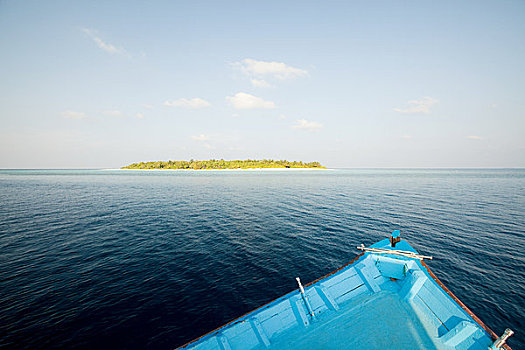 船,岛屿,南,环礁,马尔代夫