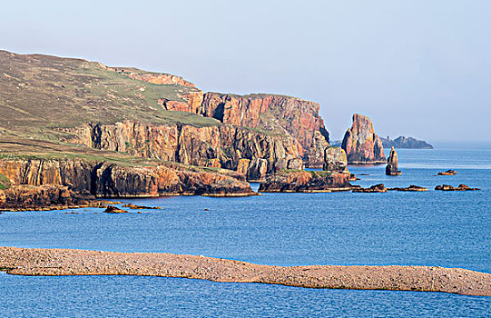风景,半岛,设得兰群岛,苏格兰,大幅,尺寸