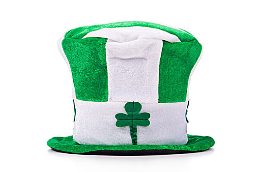 圣徒,假日,概念,绿色,帽子