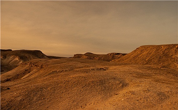 沙丘,石头,撒哈拉沙漠