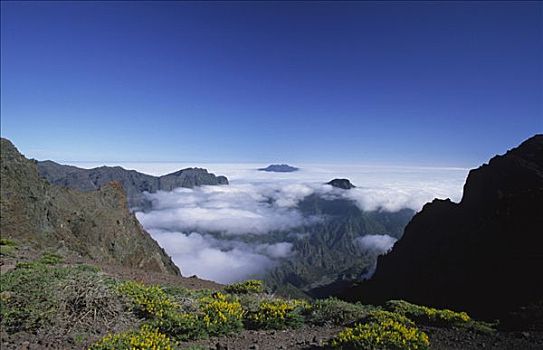 眺台,火山口,帕尔玛,加纳利群岛,西班牙