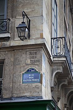 路标,建筑,巴黎,法国
