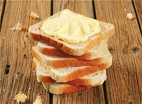 三明治面包,黄油