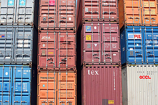 货箱,室内,海港,右边,堤岸,河,航海,英里,海岸线,湾,孟加拉,一个,两个,海洋,港口,出口贸易,进口