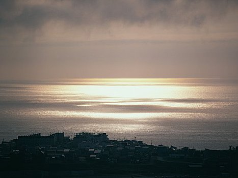 日本海,日落