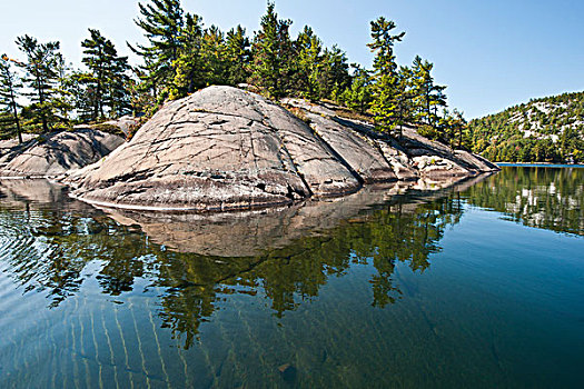石头,基拉尼省立公园,安大略省,加拿大