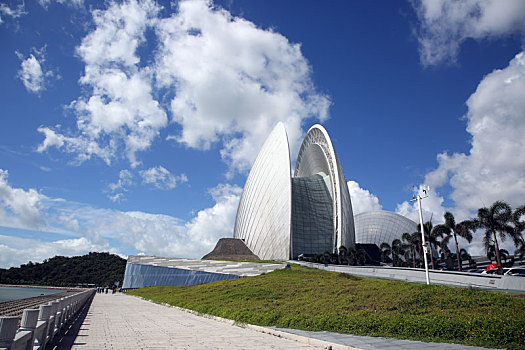 珠海风景如画,日月贝成情侣打卡圣地