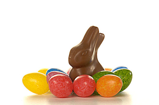 巧克力,复活节,兔子,蛋