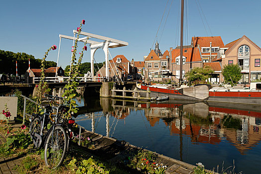 开合式吊桥,北荷兰省,荷兰