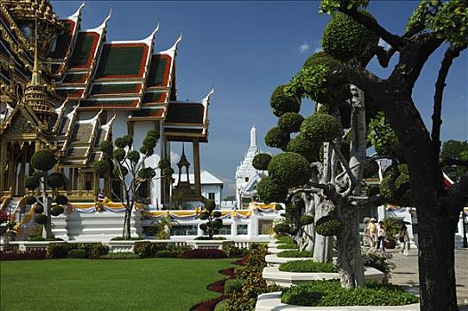 寺院,大皇宫,曼谷,泰国,东南亚