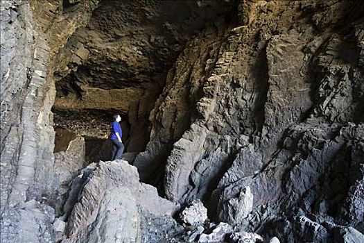 洞穴,靠近,富埃特文图拉岛,加纳利群岛
