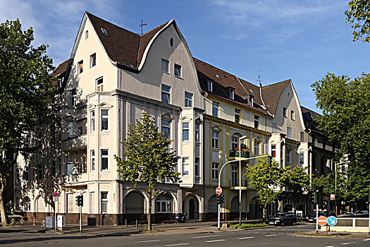 公寓楼,设计,建筑师,赫尔曼,杜伊斯堡,德国
