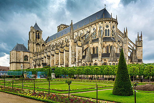 大教堂,圣埃蒂安,世界遗产,博格斯,区域,卢瓦尔河,法国,欧洲