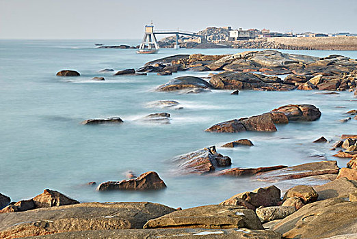 沿岸,石头,福建,中国