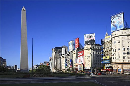 方尖塔,城市,布宜诺斯艾利斯,阿根廷,南美