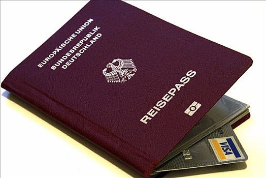 德国,护照,生物测量,信用卡