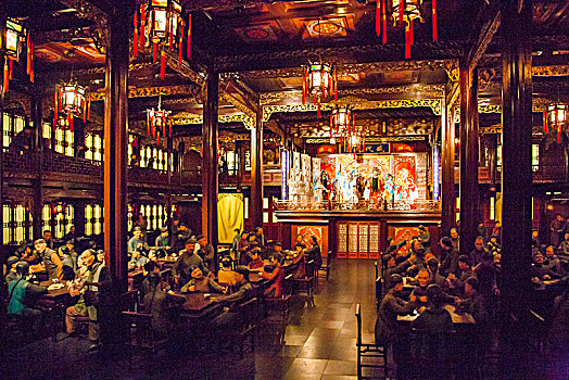 旧上海,老上海,蜡像,展览,陈列,传统